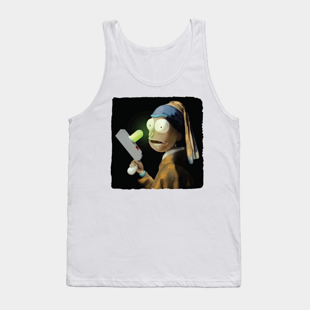 Rick with a Portal Gun Tank Top by hayatininevreni